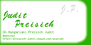judit preisich business card